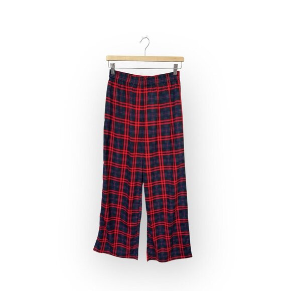 NEW Noisy May Checkered Red Pants Size S Small Red And Blue - Picture 1 of 7
